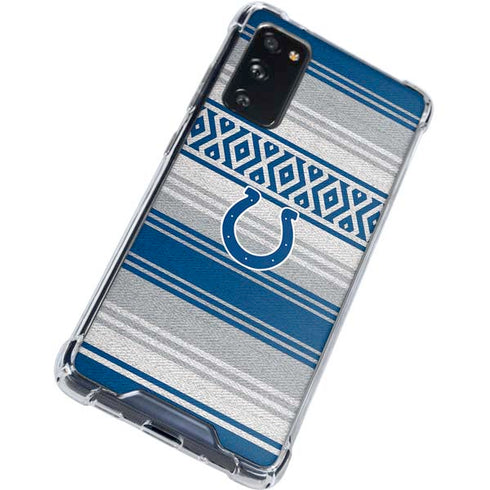 NFL Indianapolis Colts Trailblazer Galaxy S20 FE Clear Case