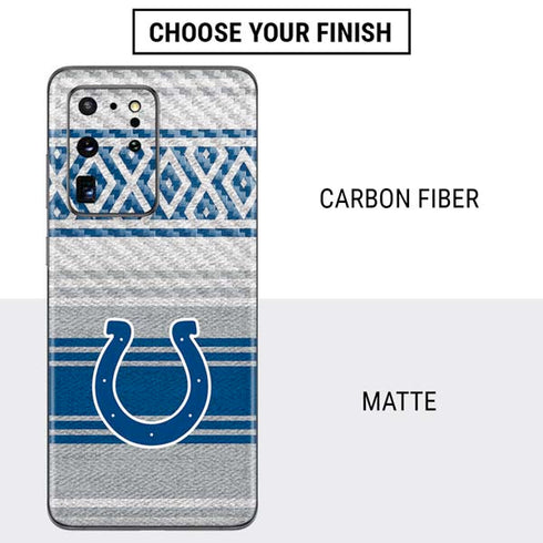 NFL Indianapolis Colts Trailblazer Galaxy S20 Ultra 5G Skin