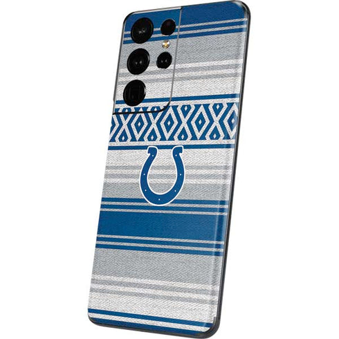 NFL Indianapolis Colts Trailblazer Galaxy S21 Ultra 5G Skin