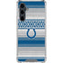 NFL Indianapolis Colts Trailblazer Galaxy S23 FE Clear Case