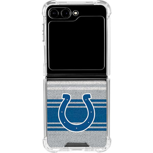 NFL Indianapolis Colts Trailblazer Galaxy Z Flip5 5G Clear Case