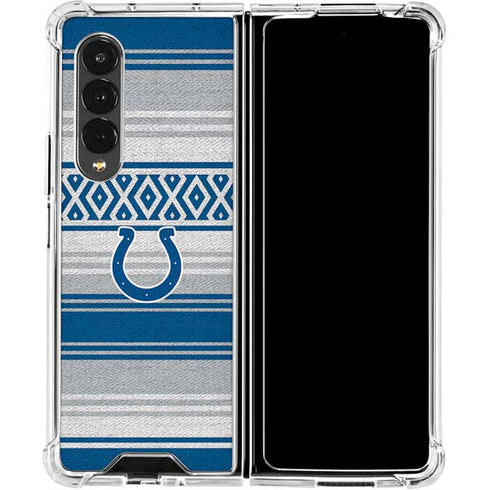 NFL Indianapolis Colts Trailblazer Galaxy Z Fold4 5G Clear Case