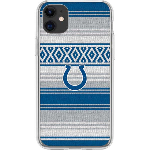 NFL Indianapolis Colts Trailblazer iPhone 11 Clear Case