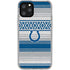 NFL Indianapolis Colts Trailblazer iPhone 11 Pro Clear Case