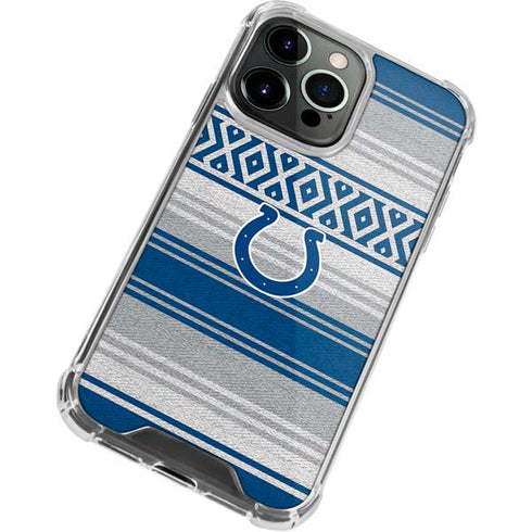NFL Indianapolis Colts Trailblazer iPhone 14 Pro Clear Case