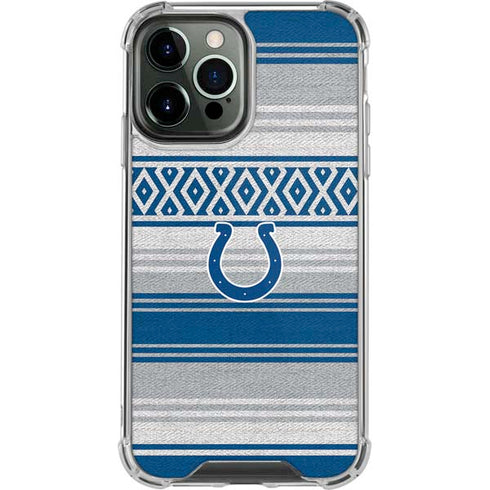 NFL Indianapolis Colts Trailblazer iPhone 14 Pro Max Clear Case