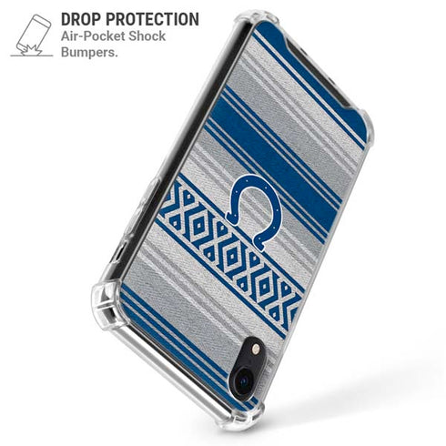 NFL Indianapolis Colts Trailblazer iPhone XR Clear Case