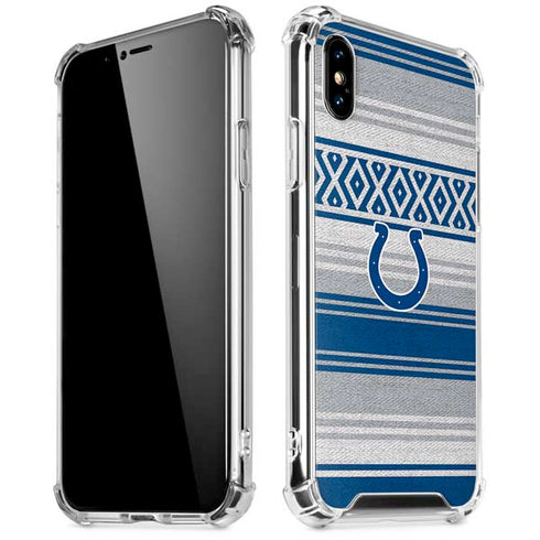 NFL Indianapolis Colts Trailblazer iPhone XS Max Clear Case