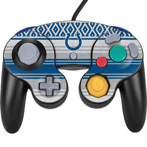 NFL Indianapolis Colts Trailblazer Nintendo GameCube Controller Skin