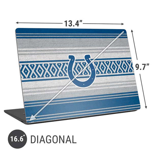 NFL Indianapolis Colts Trailblazer Universal Laptop 16.6in (13.4 x 9.7in) Skin