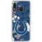 NFL Indianapolis Colts Tropical Print Galaxy A20 Clear Case