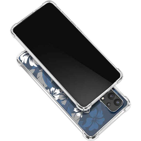 NFL Indianapolis Colts Tropical Print Galaxy A32 5G Clear Case