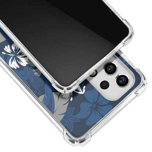 NFL Indianapolis Colts Tropical Print Galaxy A53 5G Clear Case