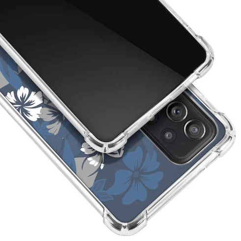 NFL Indianapolis Colts Tropical Print Galaxy A72 5G Clear Case