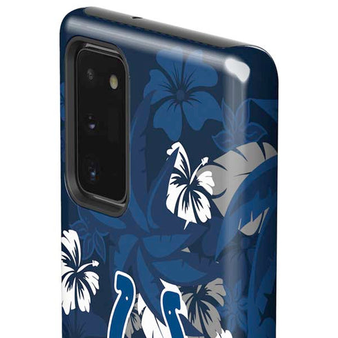 NFL Indianapolis Colts Tropical Print Galaxy Note20 5G Pro Case