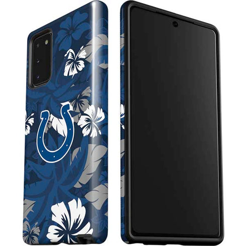 NFL Indianapolis Colts Tropical Print Galaxy Note20 5G Pro Case