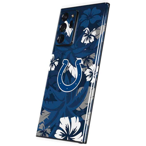NFL Indianapolis Colts Tropical Print Galaxy Note20 Ultra 5G Skin