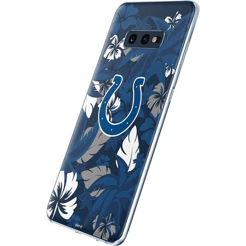 NFL Indianapolis Colts Tropical Print Galaxy S10e Skin