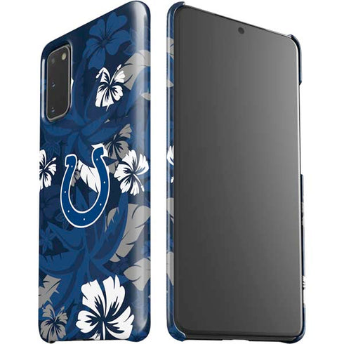 NFL Indianapolis Colts Tropical Print Galaxy S20 Lite Case