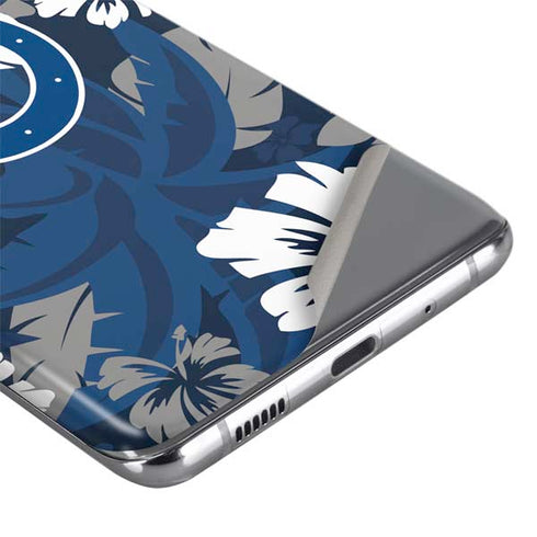 NFL Indianapolis Colts Tropical Print Galaxy S20 Plus Skin