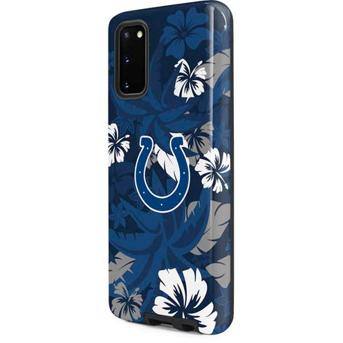 NFL Indianapolis Colts Tropical Print Galaxy S20 Pro Case