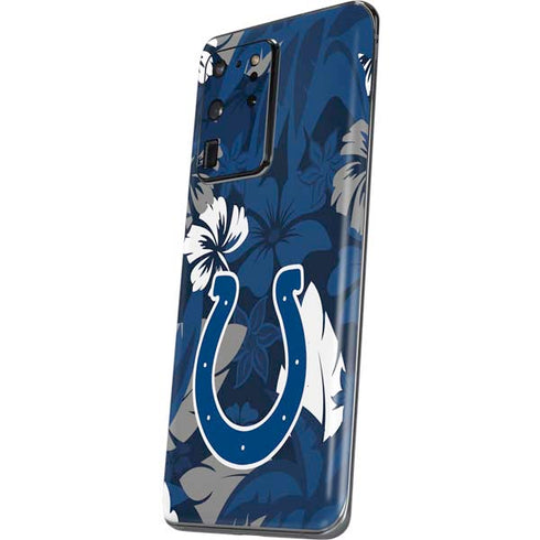 NFL Indianapolis Colts Tropical Print Galaxy S20 Ultra 5G Skin