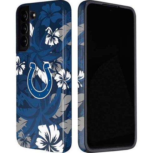 NFL Indianapolis Colts Tropical Print Galaxy S22 Plus Pro Case