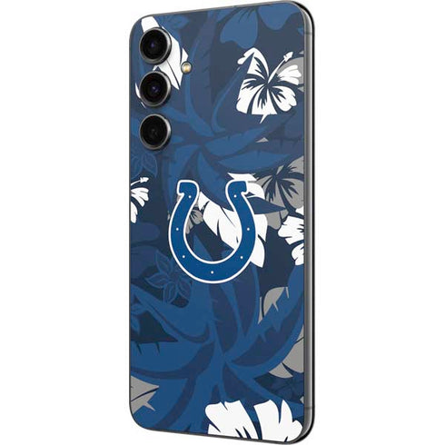 NFL Indianapolis Colts Tropical Print Galaxy S23 FE Skin