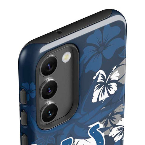 NFL Indianapolis Colts Tropical Print Galaxy S23 Pro Case