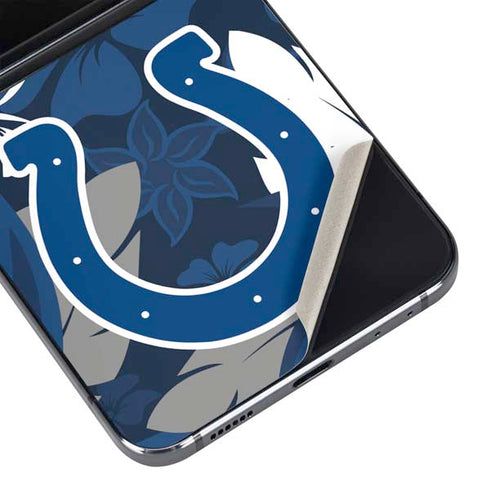 NFL Indianapolis Colts Tropical Print Galaxy Z Flip5 5G Skin
