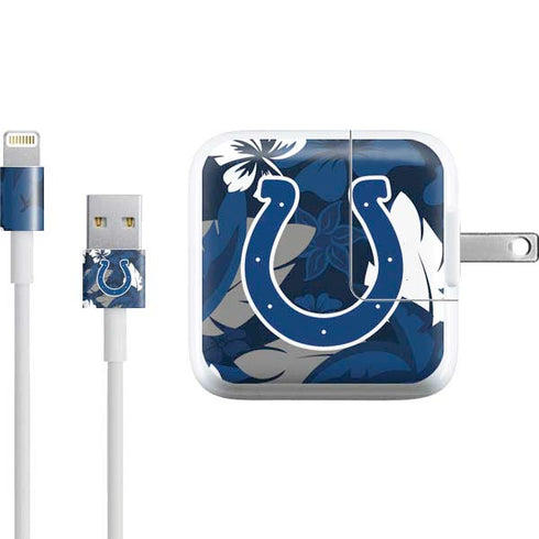 NFL Indianapolis Colts Tropical Print iPad Charger (10W USB) Skin