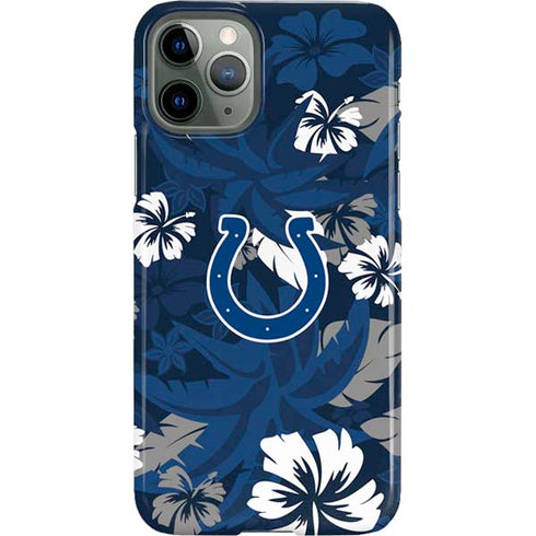 NFL Indianapolis Colts Tropical Print iPhone 11 Pro Lite Case