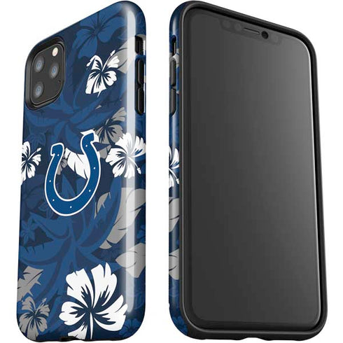 NFL Indianapolis Colts Tropical Print iPhone 11 Pro Max Impact Case