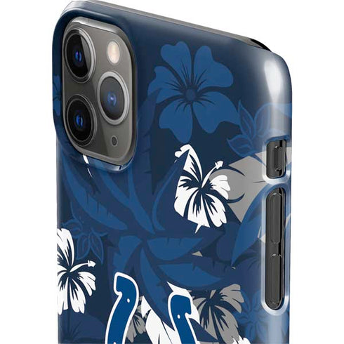 NFL Indianapolis Colts Tropical Print iPhone 11 Pro Max Lite Case