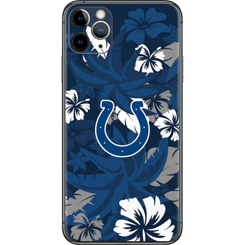 NFL Indianapolis Colts Tropical Print iPhone 11 Pro Max Skin