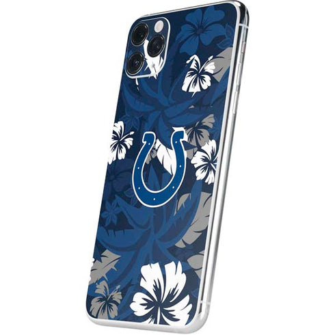 NFL Indianapolis Colts Tropical Print iPhone 11 Pro Max Skin