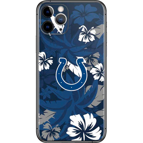 NFL Indianapolis Colts Tropical Print iPhone 11 Pro Skin