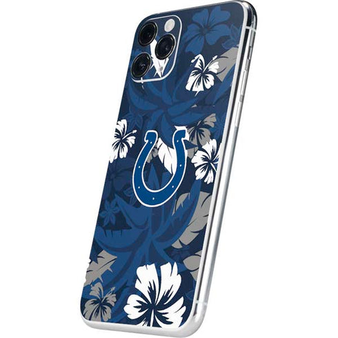 NFL Indianapolis Colts Tropical Print iPhone 11 Pro Skin