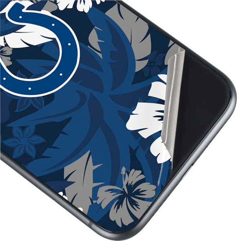 NFL Indianapolis Colts Tropical Print iPhone 11 Skin
