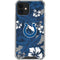 NFL Indianapolis Colts Tropical Print iPhone 12 Mini Clear Case