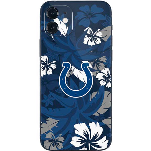 NFL Indianapolis Colts Tropical Print iPhone 12 Mini Skin