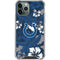 NFL Indianapolis Colts Tropical Print iPhone 12 Pro Clear Case
