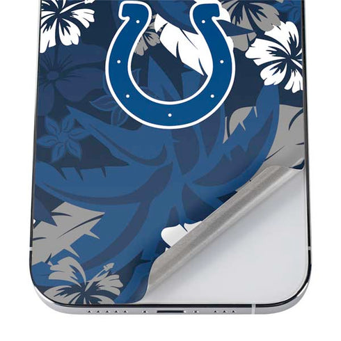NFL Indianapolis Colts Tropical Print iPhone 12 Pro Skin