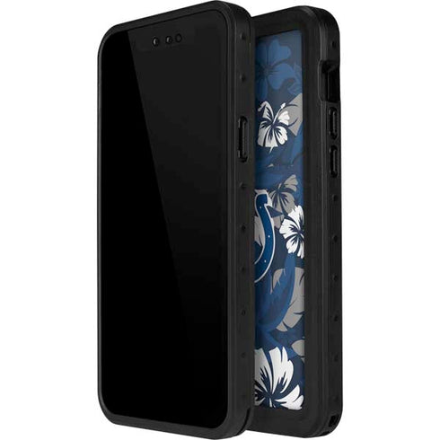NFL Indianapolis Colts Tropical Print iPhone 12 Pro Waterproof Case