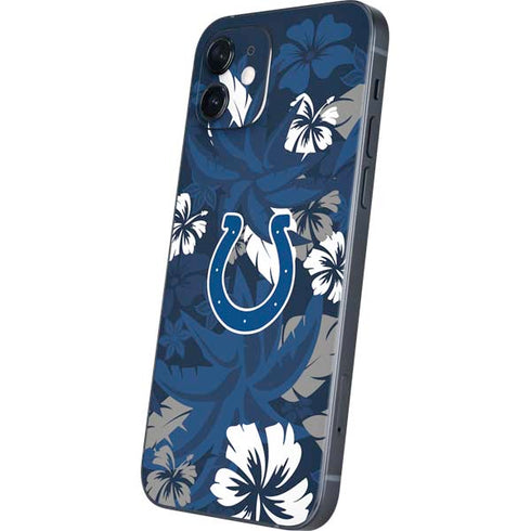 NFL Indianapolis Colts Tropical Print iPhone 12 Skin