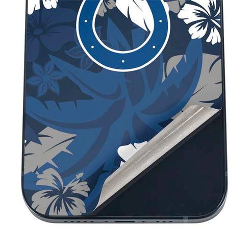 NFL Indianapolis Colts Tropical Print iPhone 12 Skin
