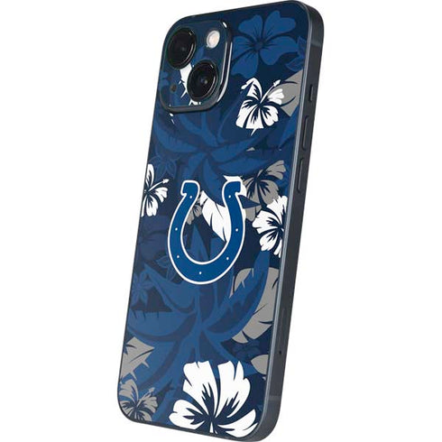 NFL Indianapolis Colts Tropical Print iPhone 13 Mini Skin