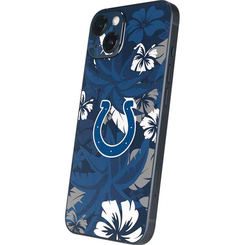 NFL Indianapolis Colts Tropical Print iPhone 13 Skin