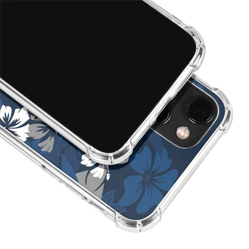 NFL Indianapolis Colts Tropical Print iPhone 14 Clear Case