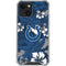 NFL Indianapolis Colts Tropical Print iPhone 15 Plus Clear Case